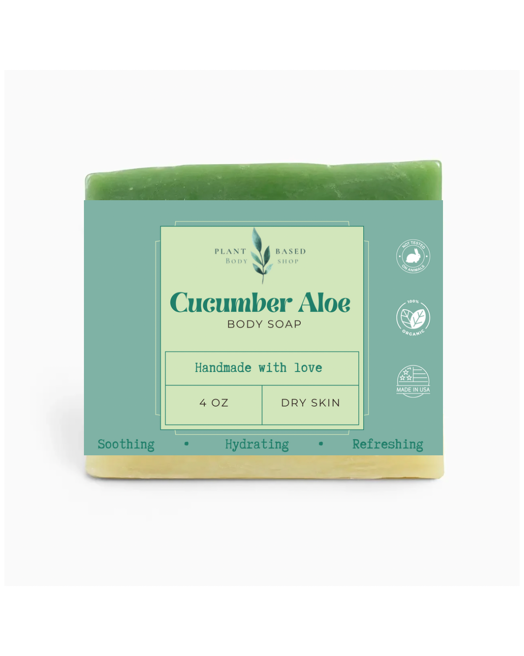 Cucumber + Aloe Soap Bar